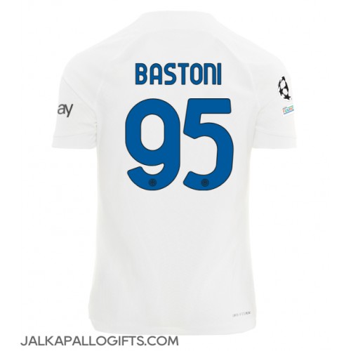 Inter Milan Alessandro Bastoni #95 Vieraspaita 2023-24 Lyhythihainen